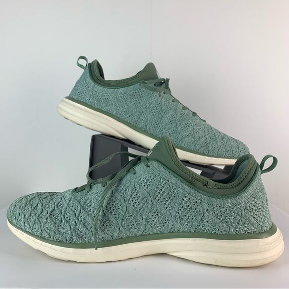 APL Athletic Propulsion Labs Men's Green Techloom Phantom Running Shoes Size 14 - Picture 2 of 11